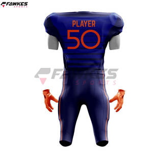 Uniformes de fútbol americano sublimación personalizados al por mayor para hombres de calidad premium con diseño personalizado - Product Image 6