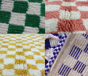 เบเนเบอร์เบอเกอร์เบนิโอะริขนแกะลายตารางหมากรุกขนาดใหญ่พรมพื้นที่พื้นที่และชุดสำหรับห้องโถงงานตามสั่งของแท้ - Product Image 3