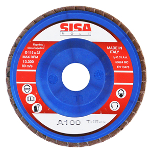 Disco Lamellare Mm. 115 - Foro 22 Grana 80 - Product Image 1