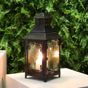 H.M.A Handicrafts Lanterne argentée mate avec verre transparent et design simple pour une utilisation moderne - Product Image 5