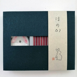Kyoto Kosaido - Varillas de Incienso con Forma de Conejo, 15 Unidades con Soporte para Incienso, Aromaterapia, Relajación, Regalo para el Hogar, Paquete Pequeño - Product Image 4