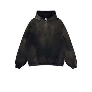 Sweat-shirts décontractés pour hommes, effet délavé, personnalisables, 100% coton, hiver, vente en gros, prix bas, coupe oversize, pour adultes, dernière arrivée - Product Image 1