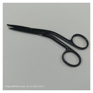 Knowles กรรไกรผ้าพันแผลอเนกประสงค์กรรไกร5.5 "ไทเทเนียมสีดำมุม EMT เครื่องมือผ่าตัดทางการแพทย์ - Product Image 4