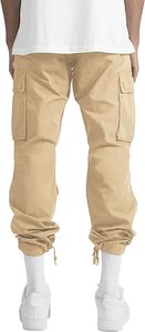 <b>Men</b> Multi Pocket Cargo Pants Spring and Autumn New <b>Men's</b> <b>Overalls</b> Cargo Pant European and American - Product Image 3