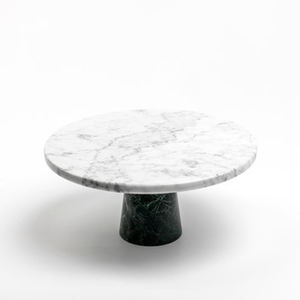 แท่นวางเค้กโลหะเคลือบด้านแบบโบราณรูปทรงกลมออกแบบทำด้วยมือแท่นวางเค้กสำหรับงานปาร์ตี้ - Product Image 1