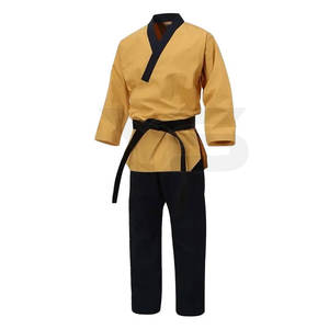 เครื่องแบบเทควันโดของผู้ชายดีไซน์เรียบๆออกแบบโลโก้ได้ตามต้องการ - Product Image 1