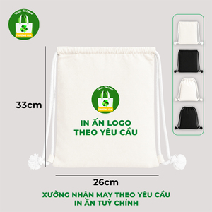 กระเป๋าเป้สะพายหลังผ้าแคนวาส Truong Gia ขนาด 26x33 ซม. พิมพ์ลายตามสั่ง สำหรับโปรโมชั่นและกีฬา - Product Image 2