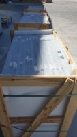 Dalles de piscine en marbre bleu Bullnose 2025, 3 cm d'épaisseur, finition polie, affinée, vieillie, sablée, pour villas modernes, fabriquées en Turquie