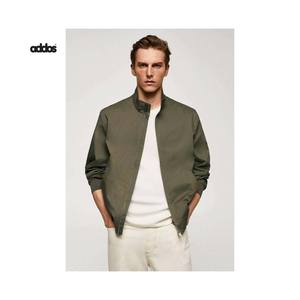 Vestes et manteaux pour hommes, blouson bombardier, manteau zippé pour hommes, décontracté, grande taille, col montant, printemps-automne - Product Image 4