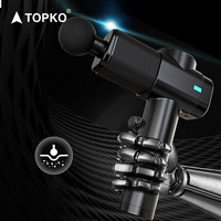 Pistolet de massage électrique pour fascias, batterie au lithium, profondeur de frappe de 12 mm, construction en plastique pour massage des tissus profonds du cou et du corps entier