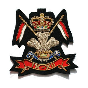 Insignias de Regalia masónicas bordadas de algodón para uniformes Logotipo de diseño OEM Insignias de accesorios masónicos - Product Image 3