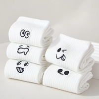 Chaussettes habillées respirantes unisexe de qualité supérieure pour hommes et femmes, motif dessin animé couleur personnalisée, séchage rapide, en Spandex/Polyester/Coton, collection automne