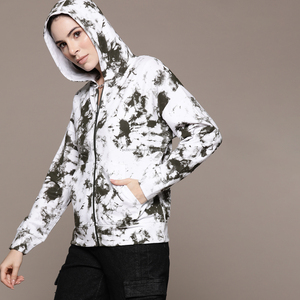 Sudadera con Capucha Sublimada Personalizada para Mujer Fit2Fight al por Mayor, con Cierre, Moda Otoño Invierno, Tejido de Punto de 500 g/m², Corte Regular - Product Image 1