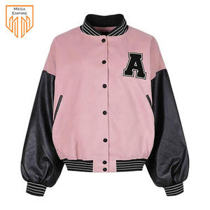 Chaqueta Universitaria de Lona para Mujer, de Invierno, Transpirable, de Alta Calidad, con Logotipo Personalizado, Fabricada por OEM - Product Image 5