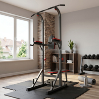 Zoshine Barra Paralela Multifuncional para el Hogar, Estructura de Barra Única para Dominadas, Equipo de Gimnasio para Interiores