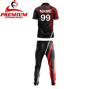 Uniforme de cricket et maillot avec logo imprimé confortable léger conçoit l'uniforme de robe de cricket de couleur fabriqué au Pakistan - Product Image 2