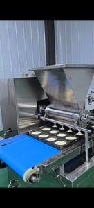 Automatic Cupcake Decorating Machine HK Aushine AS-CM400/CM600-3 Industrial Food Grade Stainless Steel Blue Conveyor Belt - Product Image 3