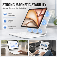 Custom Magnetic Floating Tablet Keyboard Case With Touchpad, Ultra Slim Wireless Keyboard Cover for OEM ODM Wholesale