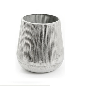 Living Room Home Decor Metal Vessel Standard Metal Floor <b>Vases</b> <b>Gold</b> Plated Finishing Aluminium Flower <b>Vase</b> Restaurant Garden - Product Image 4