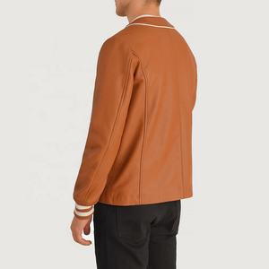 OVO Stanford University Varsity Jacket Manches longues Poignets côtelés Letterman College Jacket 100% Cotton Canvas Winter Front Design - Product Image 4