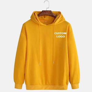 Pull-over décontracté lourd en coton mélangé pour hommes, personnalisé, 420 450 500 600 g/m², sweats à capuche de haute qualité pour hommes - Product Image 1