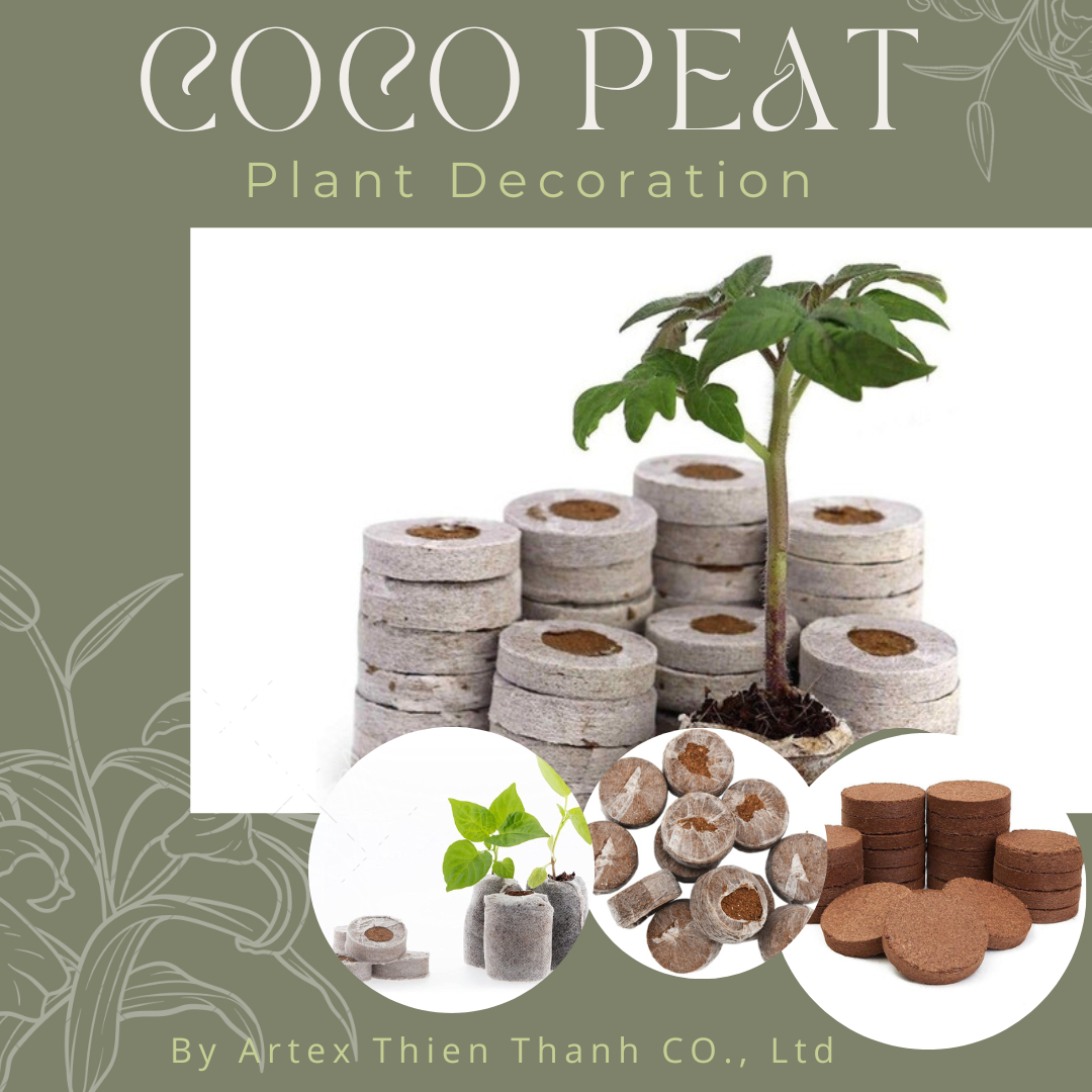 Eco-friendly Coco Peat Growing Pellets - Ideal for Seed Germination