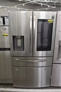 Ready to Ship 28 Cu ft 4 Door Double-Temperature French Door Freezer Special with Touch Screen Stainless Steel - Product Image 4