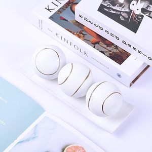 ลูกบอลประดับทรงกลมสำหรับโบลิ่งพร้อมโลหะตรงกลางสำหรับโต๊ะอาหารประดับตกแต่งบ้านห้องนั่งเล่นห้องรับประทานอาหาร - Product Image 5