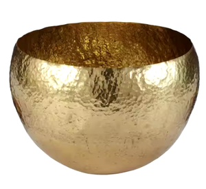 Tazón de Almacenamiento de Alimentos de Diseño Exclusivo para Centros de Mesa, Acabado Dorado, Tazón para Servir Frutas Más Vendido - Product Image 1