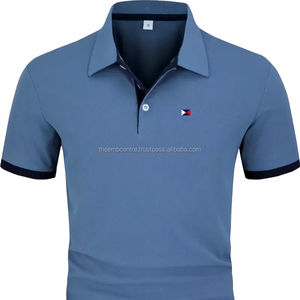 Precio al por mayor camiseta de los hombres baratos logotipo personalizado superventas de secado rápido hombres camiseta polos, polos de los hombres - Product Image 1