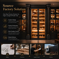 Humidor sur mesure OEM ODM pour salon de cigares, club privé