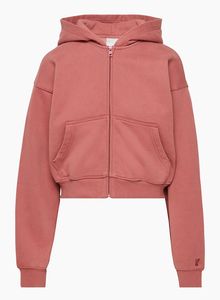 100% Cotton <b>Women</b> Zipper Hoodie Simple Trendy Solid <b>Pattern</b> High Quality Hoodies with Low MOQ - Product Image 3