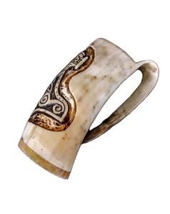 Tasse en céramique de corne à boire Viking personnalisable de haute qualité pour l'original stocké pour les fêtes à bas prix du marché - Product Image 1