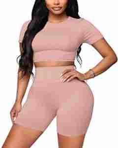 Prix de gros Short de motard personnalisé taille haute pour femmes Short de gym et d'entraînement yoga sans couture à l'épreuve des squats et des fesses - Product Image 1