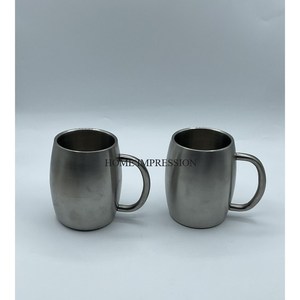 Tazas de café personalizadas de alta calidad de metal Taza de acero inoxidable Taza pura martillada de alta calidad 100% Taza de mula de Moscú a precio de Lowes - Product Image 6