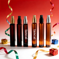 Flacon pulvérisateur en verre de 10 ml avec option d'étiquetage à motif givré sérigraphié pour emballages de parfums et cosmétiques