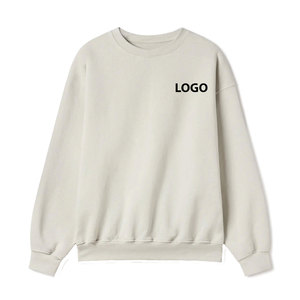 Sudaderas de mezcla de algodón de gran tamaño para hombres Casual Basics Streetwear Jersey de color sólido Ajuste cómodo Manga larga - Product Image 1