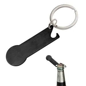 Llavero Metálico Personalizado Rodney con Chip para Carro de Compras, Gadgets Personalizados - Product Image 1