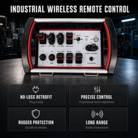 Télécommande hydraulique sans fil industrielle NOMI NMBZ-003, commande au volant, IP65 IP68, 12V 24V, robuste, pour excavatrice