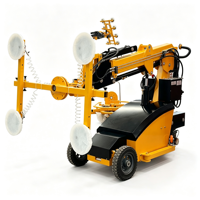 Elevador de Vidrio con Motor de Batería de Litio, Capacidad de Carga de 300 kg, Alto Nivel de Seguridad, Control de una Sola Persona para Trabajos en Sitio