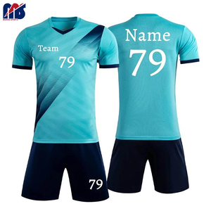 ชุดเสื้อฟุตบอลสำหรับผู้ใหญ่ชุดฟุตบอลแบบกำหนดเองกางเกงขาสั้นเสื้อครึ่งแขน - Product Image 5