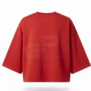 Camiseta de corte cuadrado inspirada en la moda para hombre, con tela amplia y cómoda y estilo informal atrevido. - Product Image 2