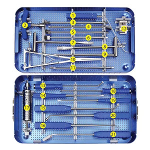Juego de instrumentos Trif Peek Cage con caja de aluminio - Product Image 1