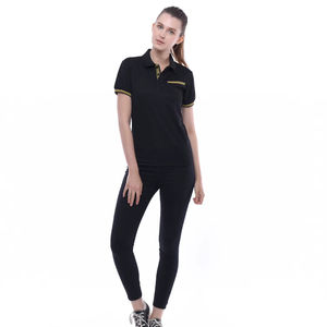 T-shirt unisexe Ultifresh décontracté, performant, minimaliste, brodé, imprimé, en tricot, anti-froissement, coton écologique mélangé à du polyester - Product Image 1