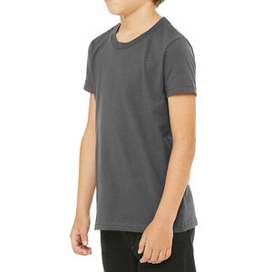 Camiseta de algodón de tacto suave para bebé hecha en fábrica Opción OEM con logotipo personalizado de color sólido liso - Product Image 5