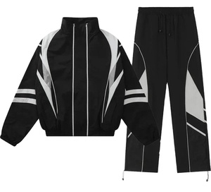 Adults Windbreaker <b>Tracksuit</b> 100% Cotton Breathable Plus Size Sets for Men and Women <b>Tracksuit</b> MADE BY BS 2026 - Product Image 1