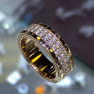 High Quality 14k <b>Solid</b> White Gold 18k Wedding Bands Lab Created Shape Lab Grown Diamond Rings for Women Fine Jewelry - Product Image 1