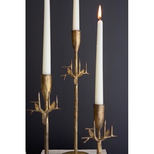 Bougeoir de Noël argenté décoratif pour la maison de luxe Nouveau design Support en métal fait main Prix de gros Bougie en métal de style moderne - Product Image 1