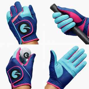 Gant de golf confortable pour homme, main gauche, cuir Cabretta, sangle magnétique, support de poignet élastique, longue durée - Product Image 4