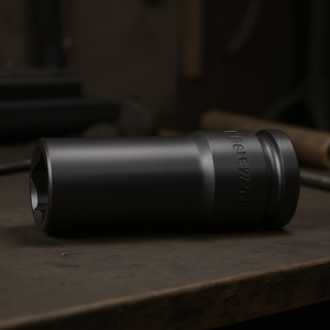 Chiave a Bussola Sottile e Lunga con Attacco Quadrato Femmina da 3/4'' Fosfatata, Serie di Alta Qualità con Bocca Esagonale - Product Image 3